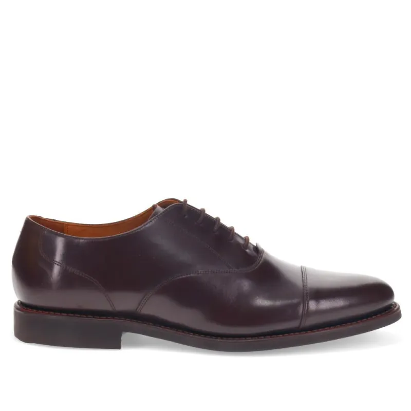 Minty Goodyear Welted Polished Leather Oxford Shoe - MINTY3 / 318 987 - Brown made by Jones Bootmaker