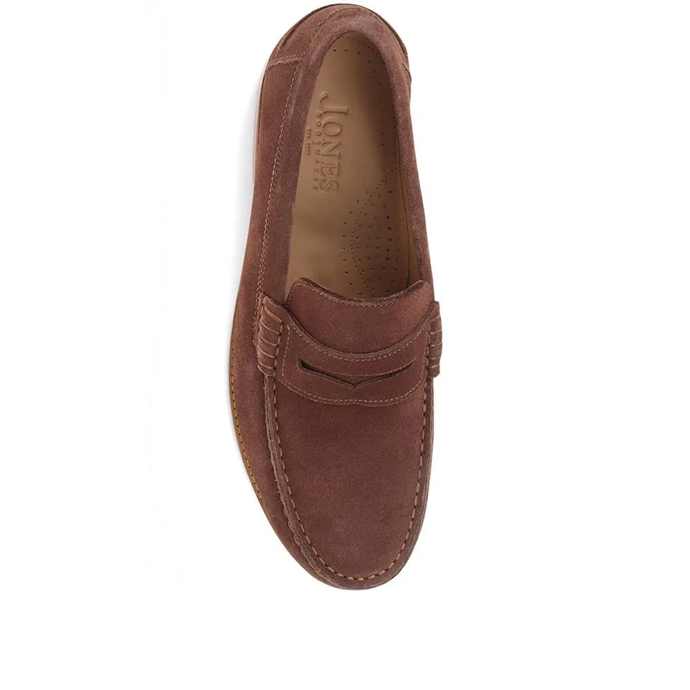 Rivers Leather Penny Loafers - RIVERS / 321 662 - Brown Suede sold by Jones Bootmaker product image thumbnail 4