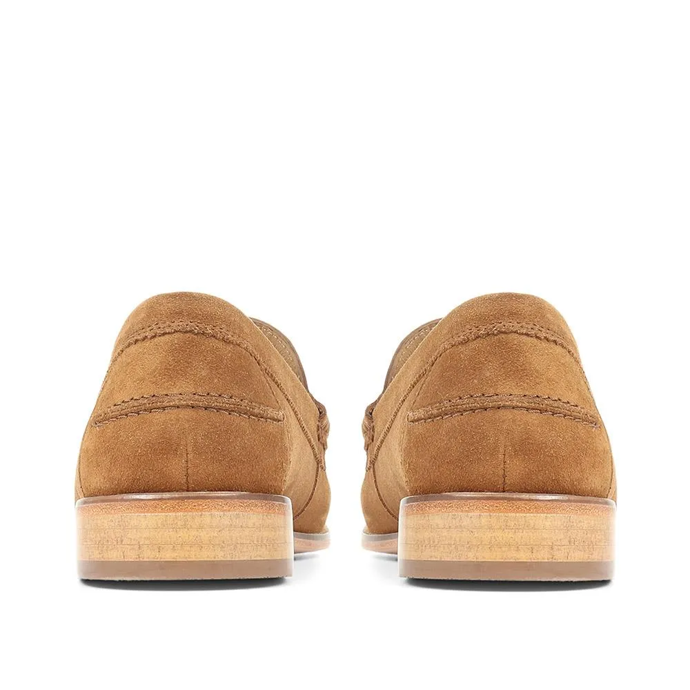 Rivers Leather Penny Loafers - RIVERS / 321 662 - Tan Suede sold by Jones Bootmaker product image thumbnail 3