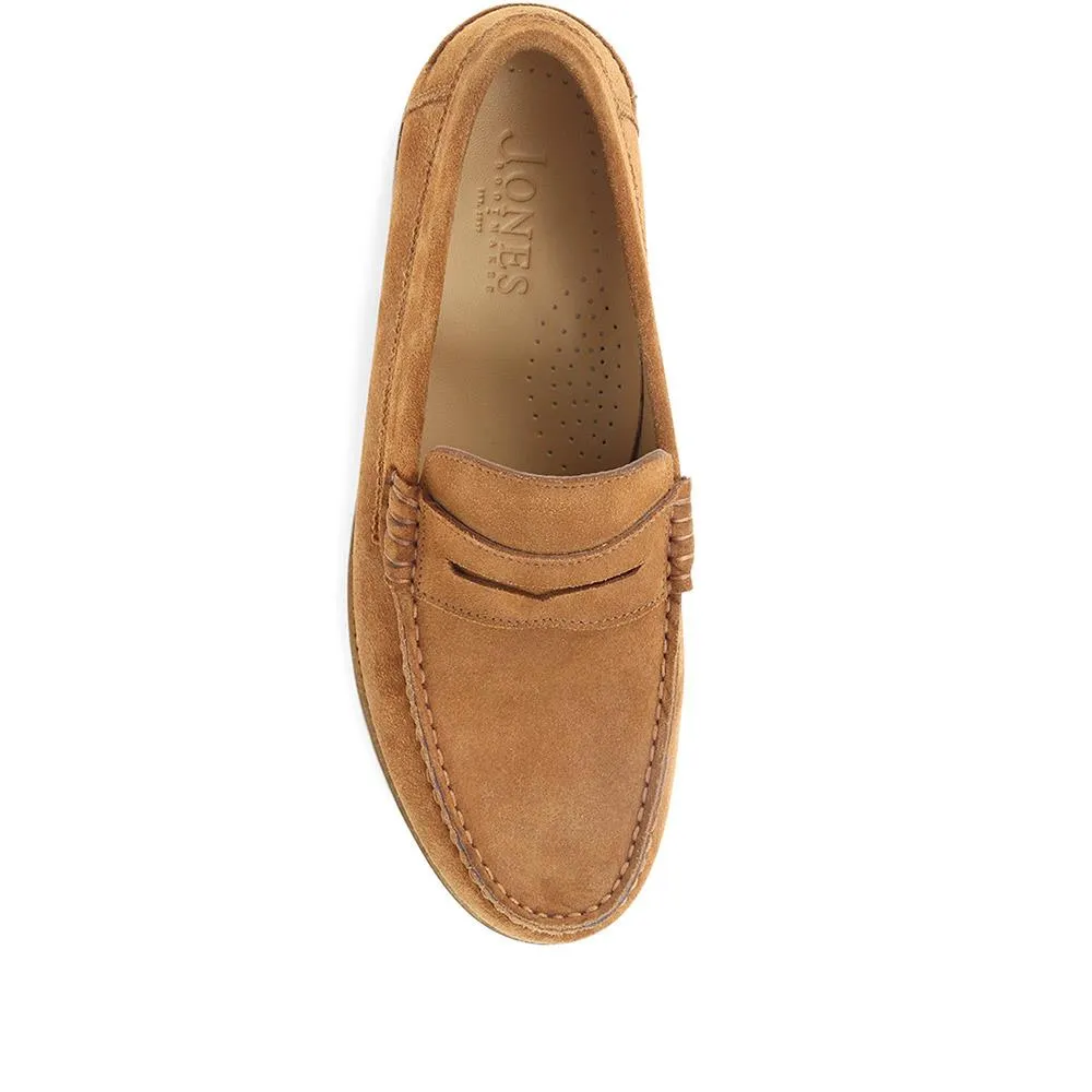 Rivers Leather Penny Loafers - RIVERS / 321 662 - Tan Suede sold by Jones Bootmaker product image thumbnail 4