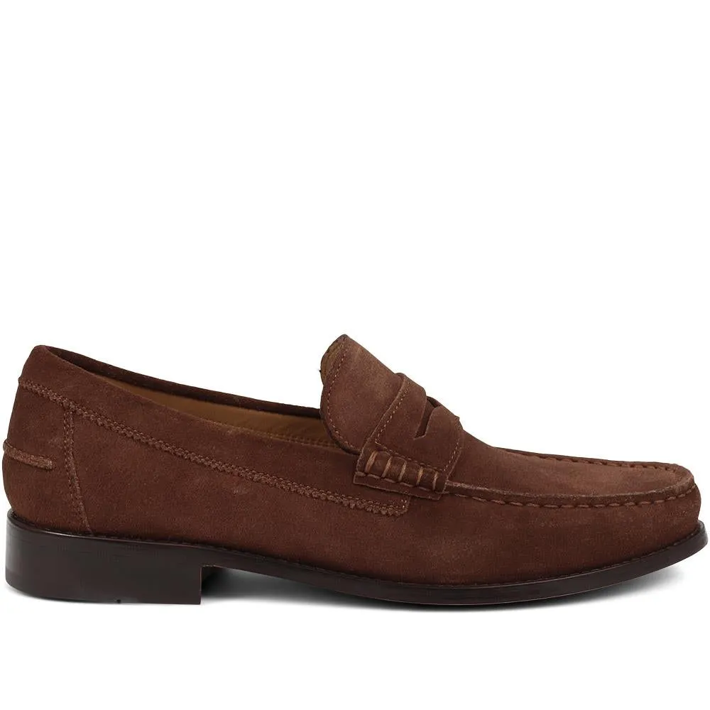 Rivers Leather Penny Loafers - RIVERS / 321 662 - Brown sold by Jones Bootmaker