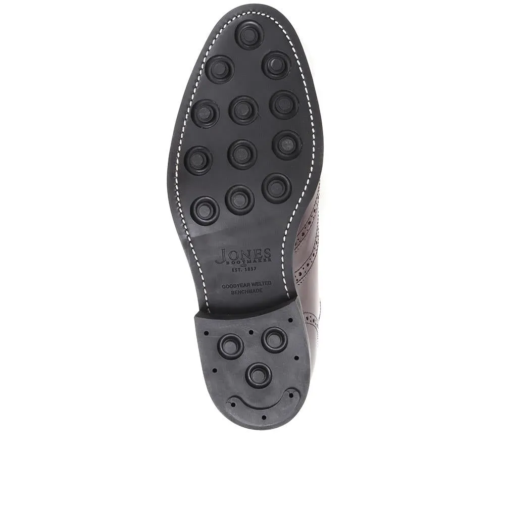 Mayfair Goodyear Welted Leather Oxford Brogues - MAYFAIR2 / 318 988 - Burgundy sold by Jones Bootmaker product image thumbnail 5
