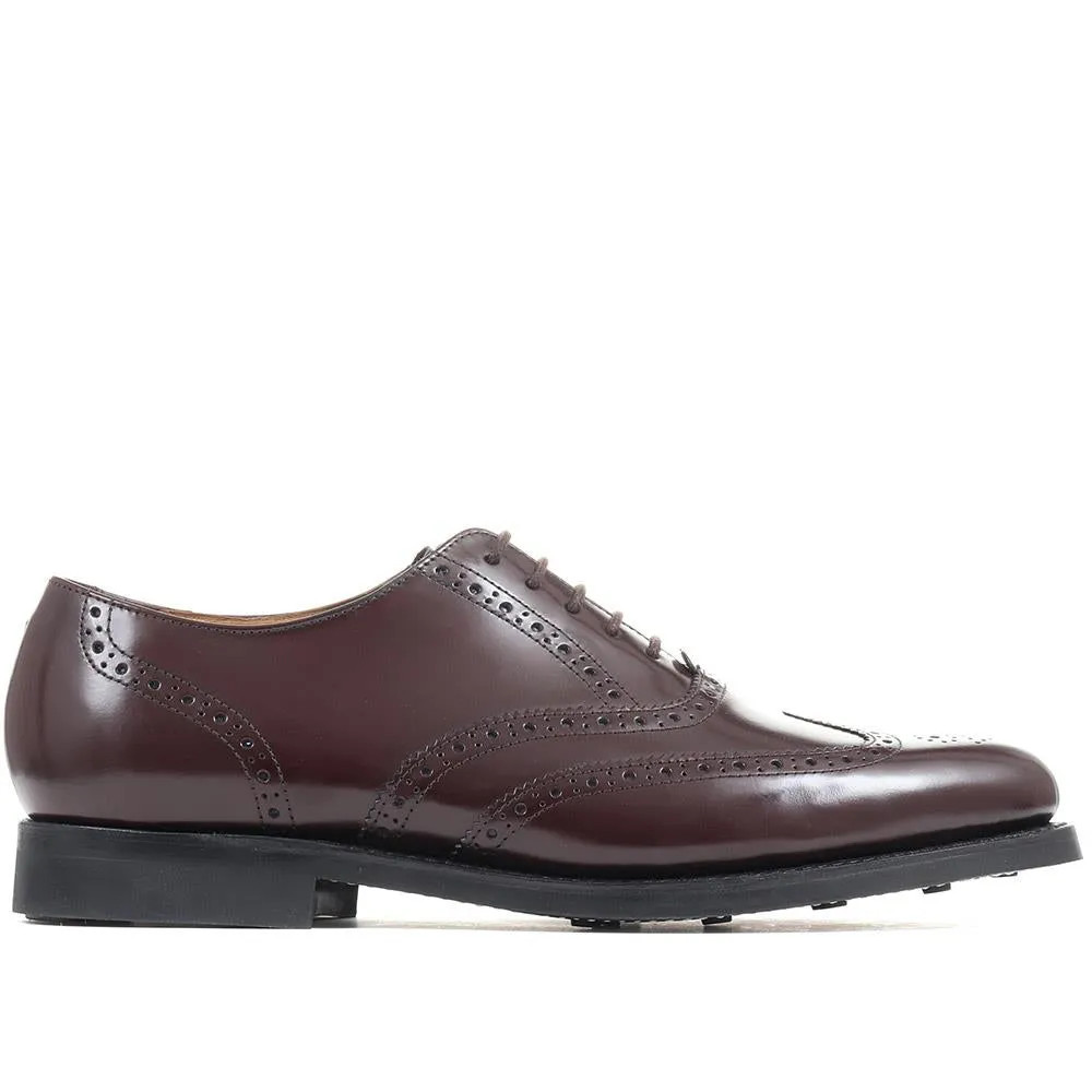 Mayfair Goodyear Welted Leather Oxford Brogues - MAYFAIR2 / 318 988 - Burgundy sold by Jones Bootmaker