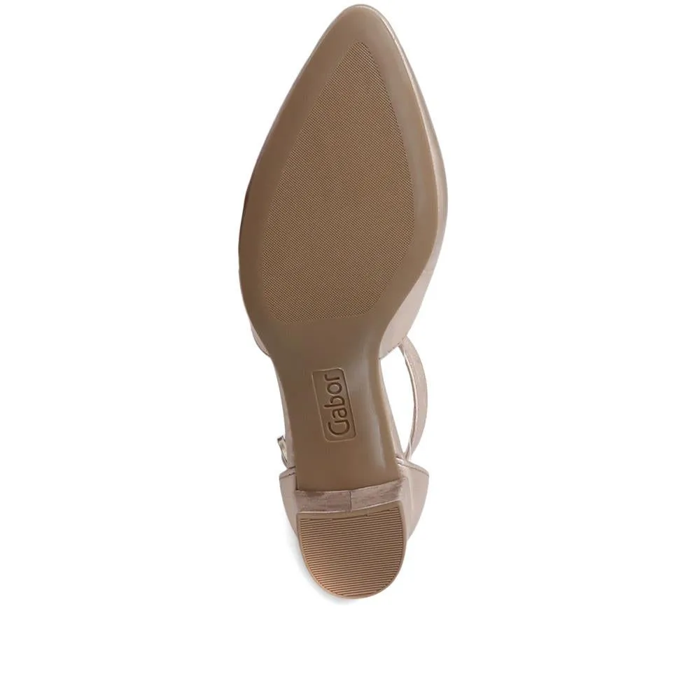 Gala Leather Heeled Sandals - GAB35521 / 321 578 - Pewter sold by Jones Bootmaker product image thumbnail 5