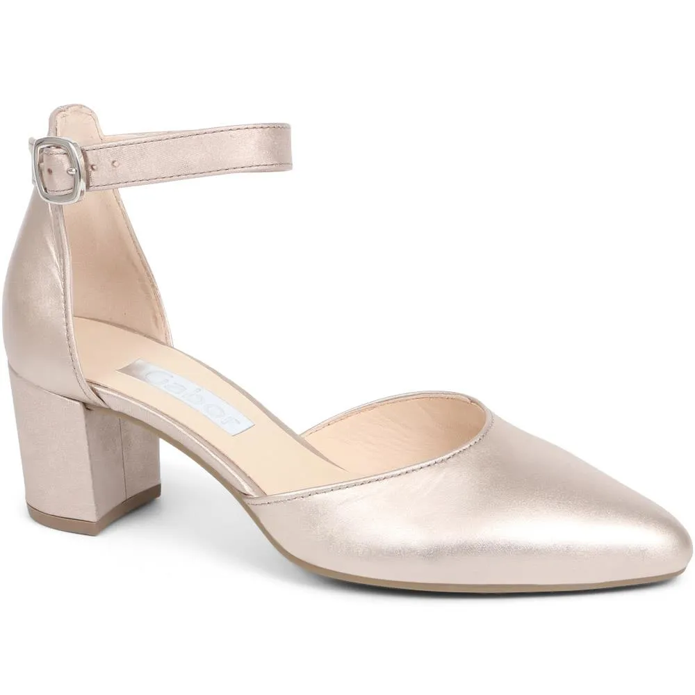 Gala Leather Heeled Sandals - GAB35521 / 321 578 - Pewter sold by Jones Bootmaker product image thumbnail 2