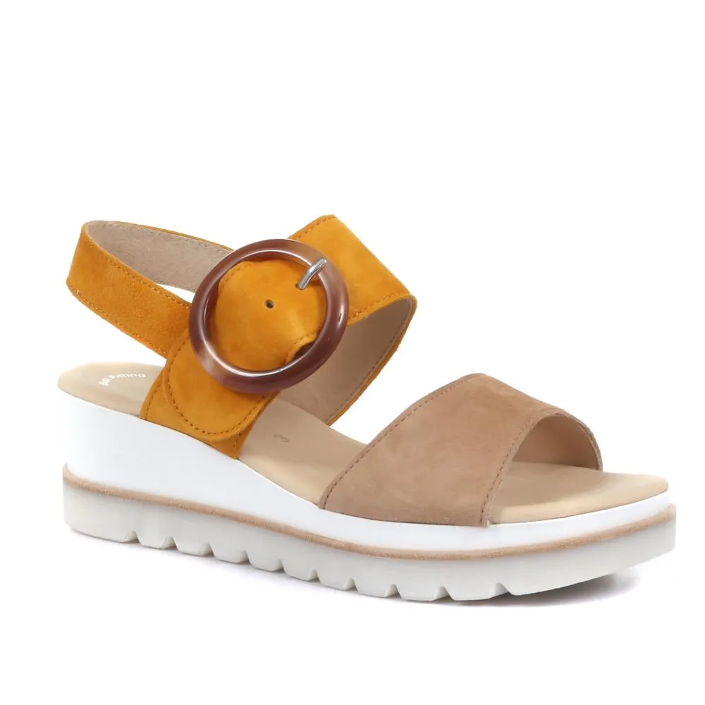 Yeo Wedge Sandals with Buckle - GAB31512 / 317 897 - Yellow sold by Jones Bootmaker product image thumbnail 2