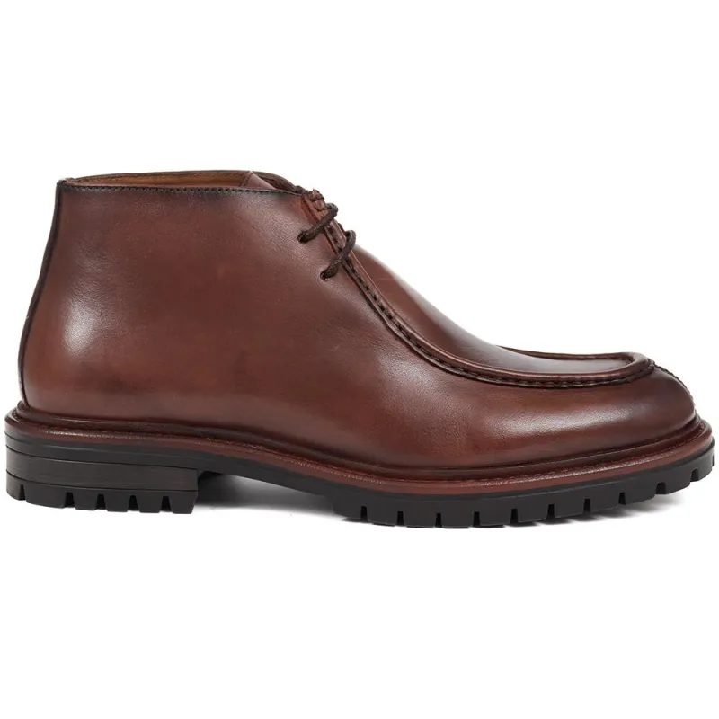 ERNEST Leather Chukka Boots - ERNEST / 324 392 - Brown sold by Jones Bootmaker