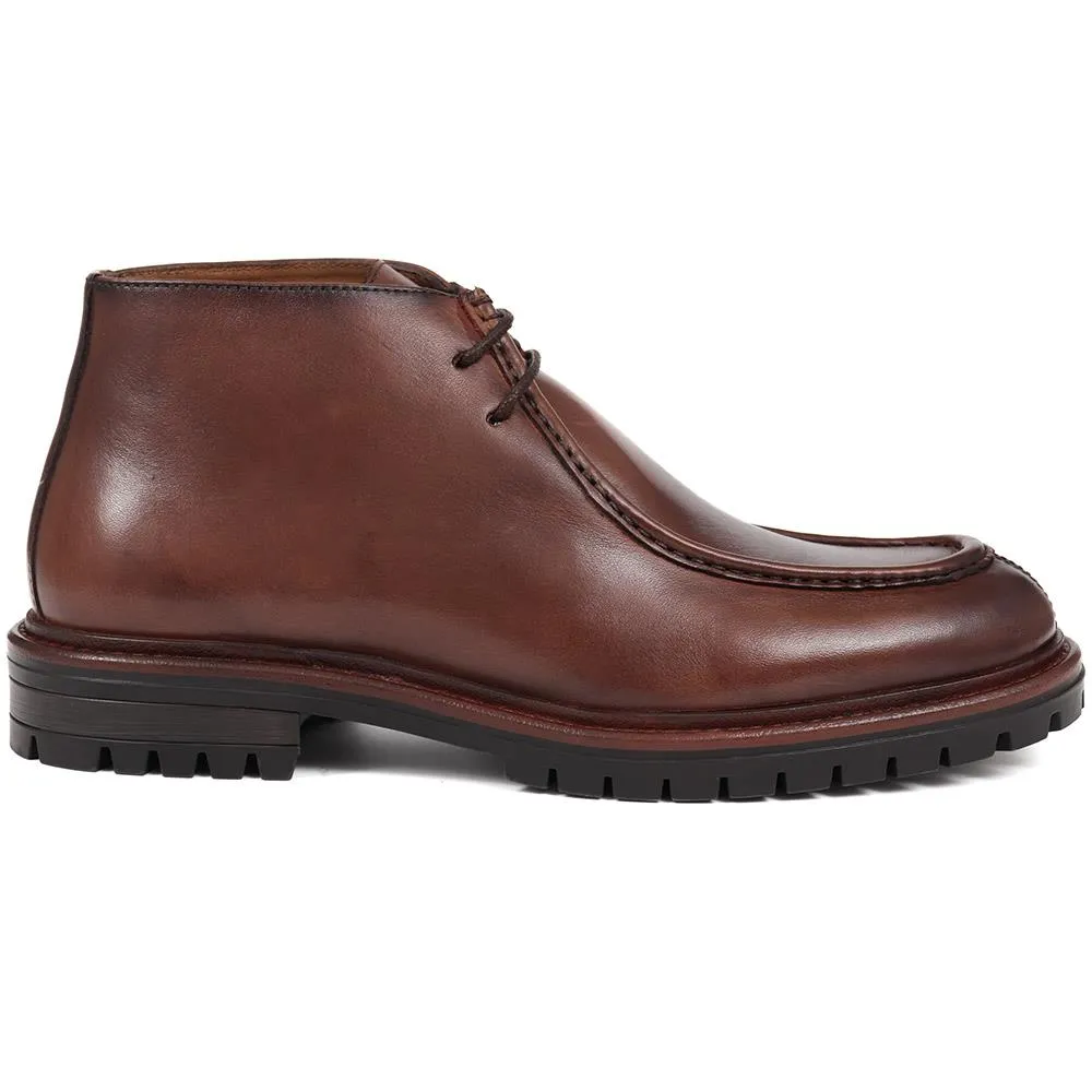 ERNEST Leather Chukka Boots - ERNEST / 324 392 - Brown sold by Jones Bootmaker