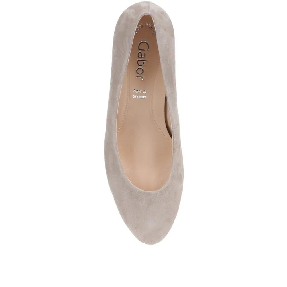 Kasie Heeled Leather Court Shoes - GAB36500 / 322 675 - Mink sold by Jones Bootmaker product image thumbnail 4