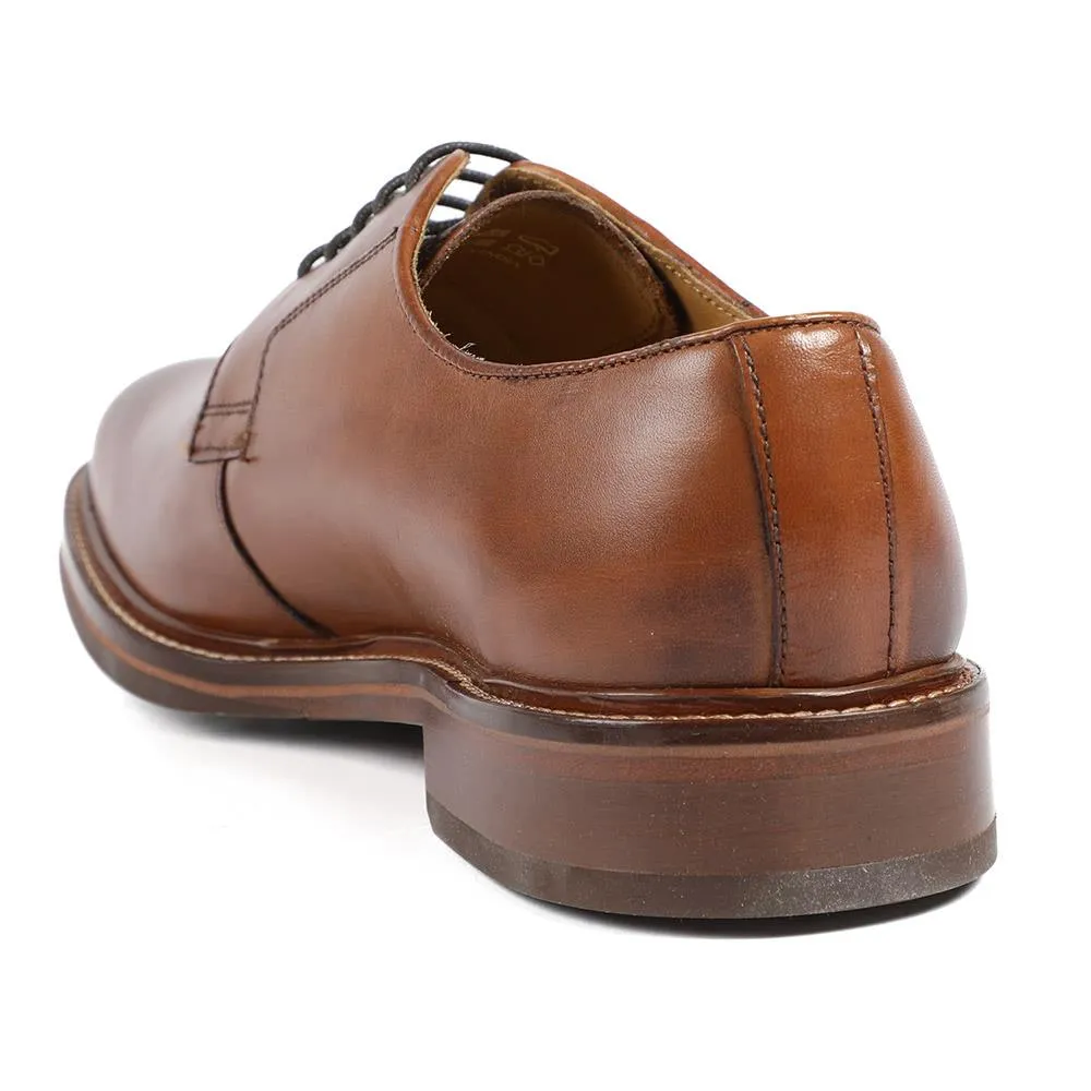 Adalfieri Smart Leather Lace Up Shoes - ADALFIERI / 328 822 - Tobacco sold by Jones Bootmaker product image thumbnail 3