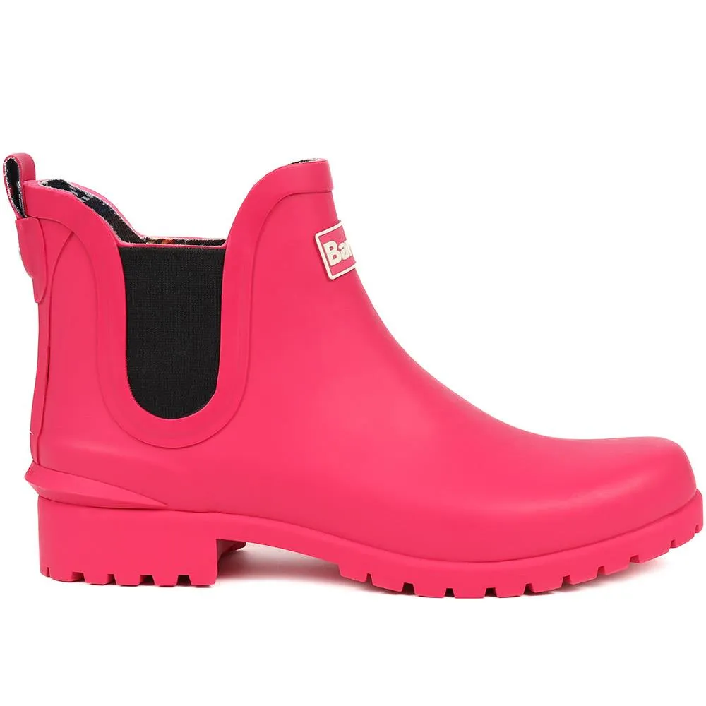 Wilton Wellie Ankle Boots - BARBR28514 / 313 961 - Fuschia sold by Jones Bootmaker