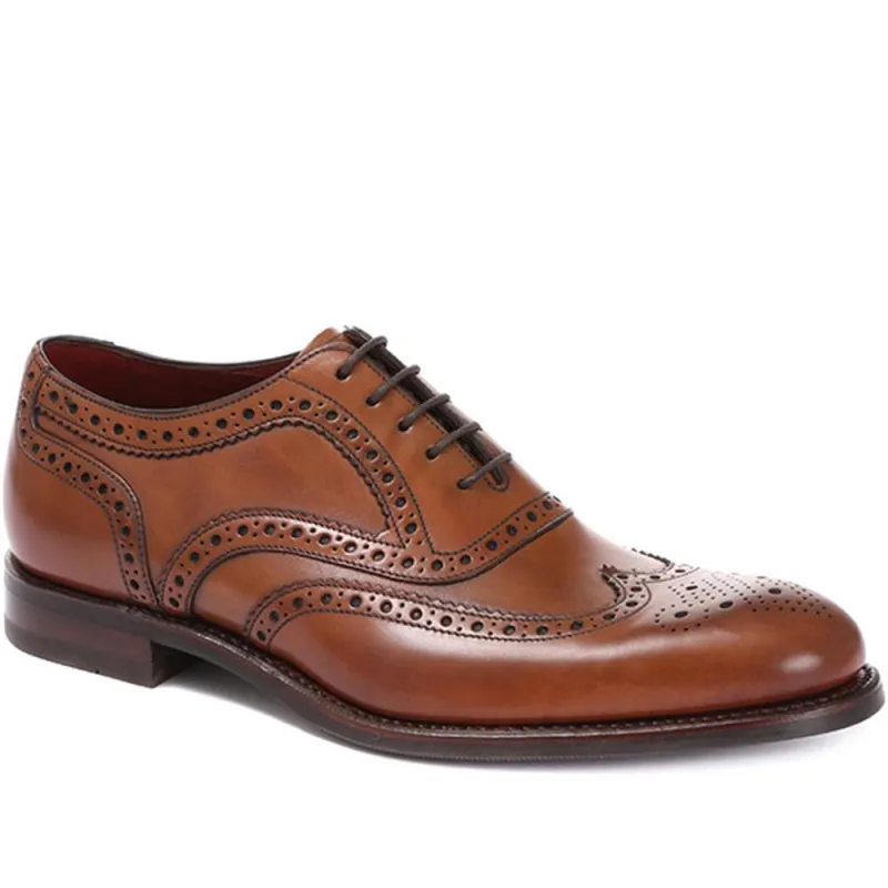 Kerridge Wide Fit Leather Oxford Brogues - LOA29507 / 316 966 - Brown sold by Jones Bootmaker