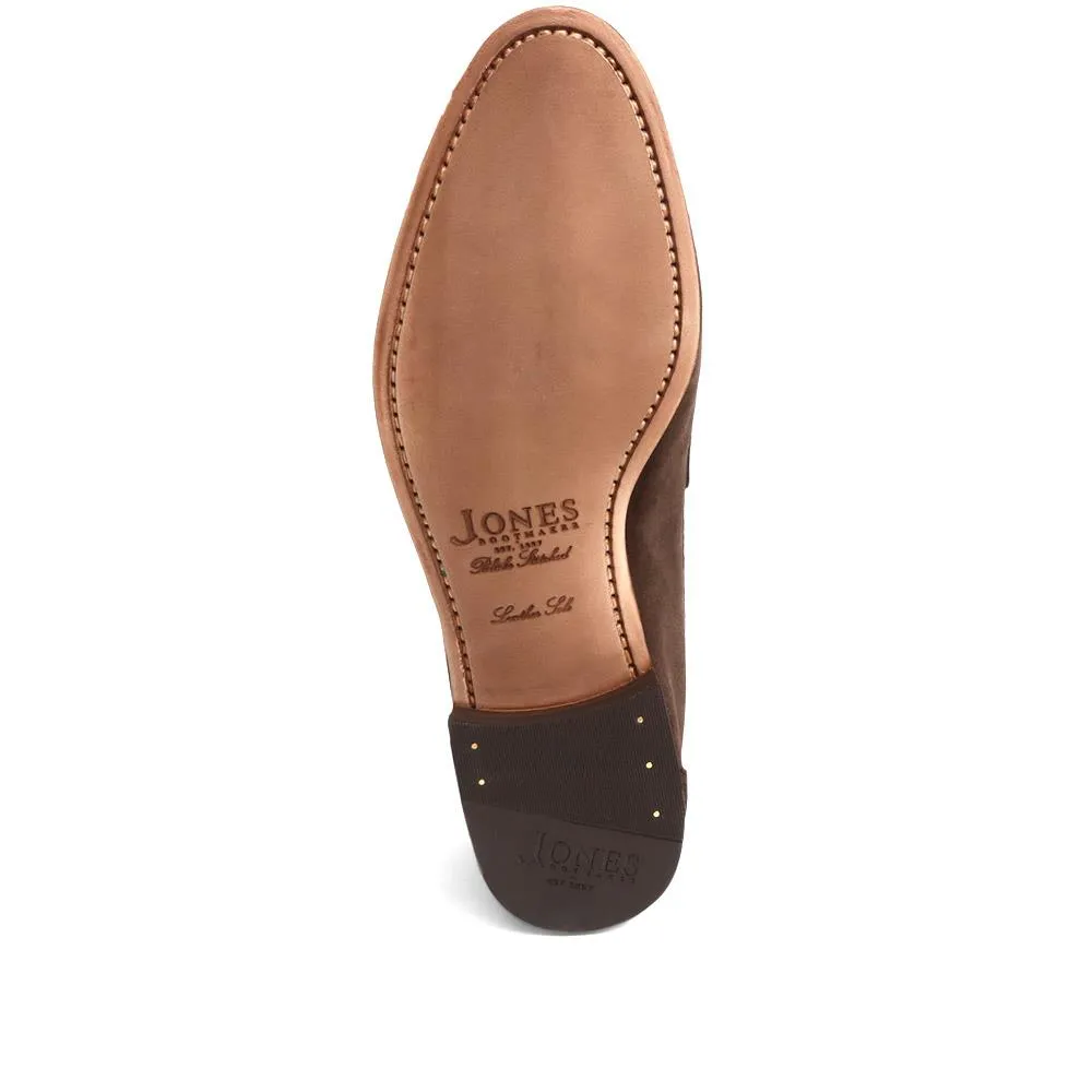 Cristo Leather Penny Loafers - CRISTO / 321 995 - Brown Suede sold by Jones Bootmaker product image thumbnail 4