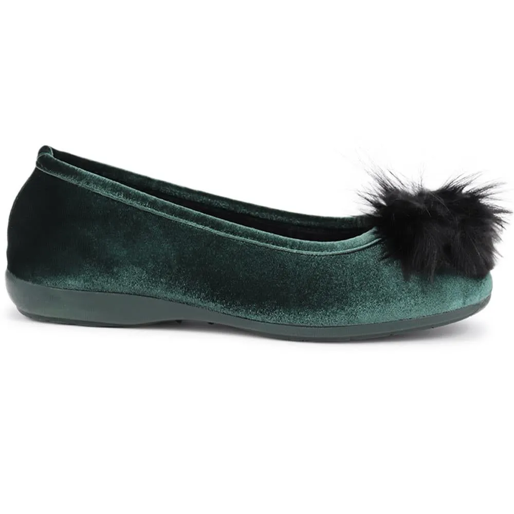 Erika Pom Pom Slippers - ERIKA / 322 776 sold by Jones Bootmaker