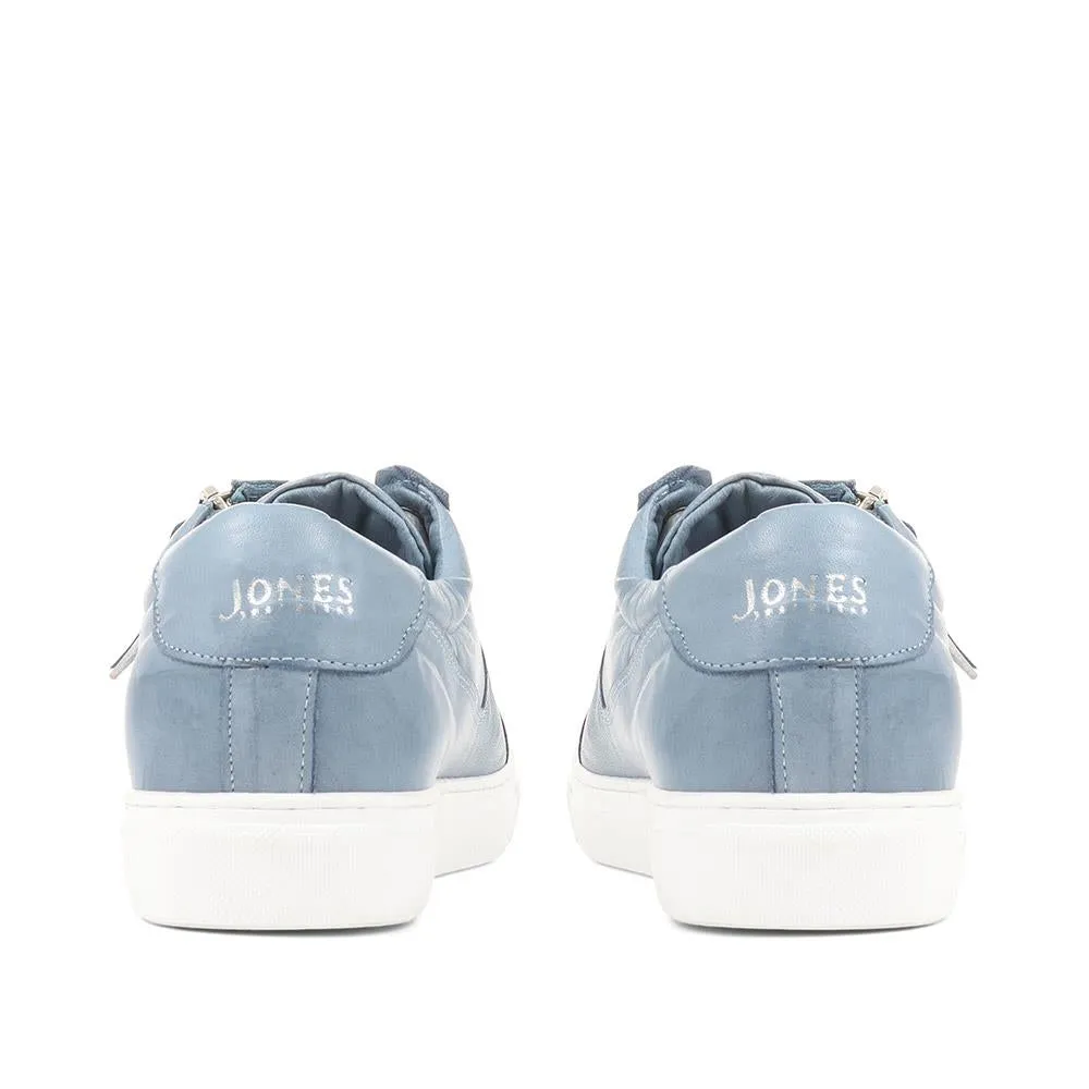 Padova Leather Lace-Up Trainers - PADOVA / 320 235 - Ink Blue sold by Jones Bootmaker product image thumbnail 3