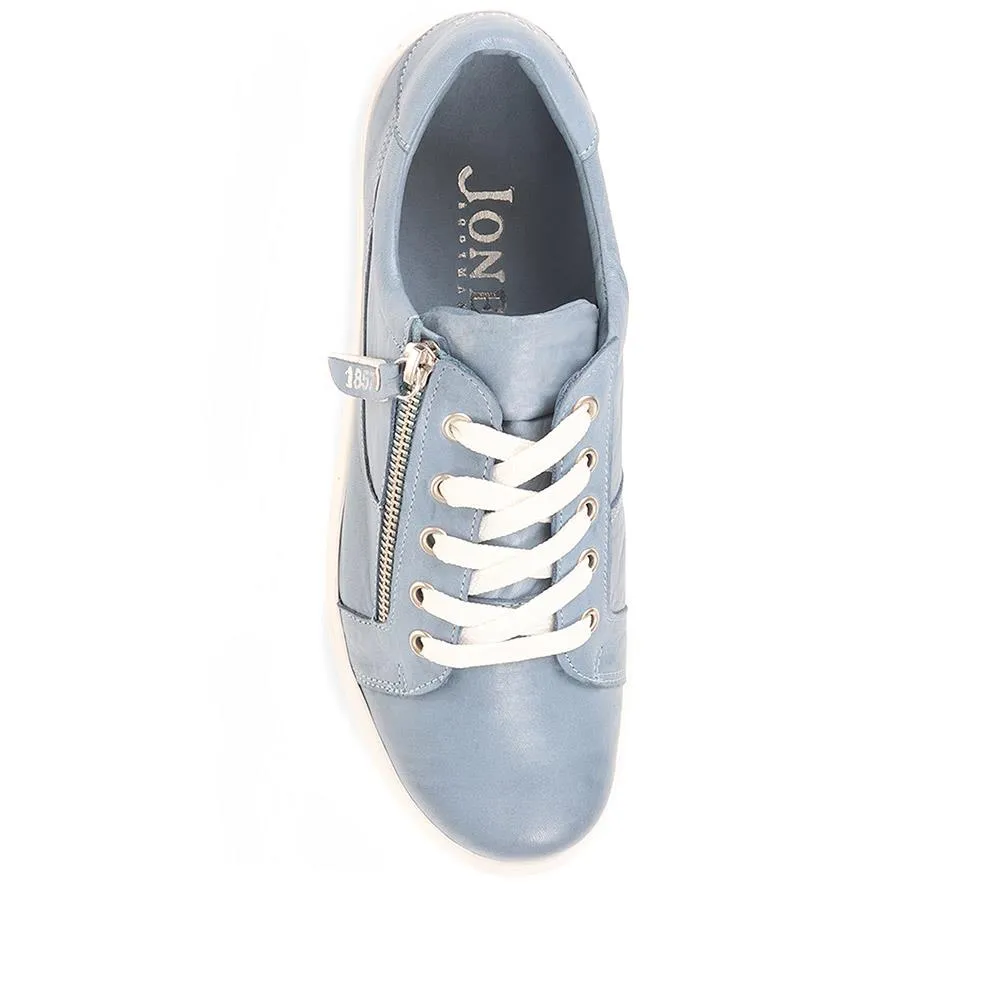 Padova Leather Lace-Up Trainers - PADOVA / 320 235 - Ink Blue sold by Jones Bootmaker product image thumbnail 4