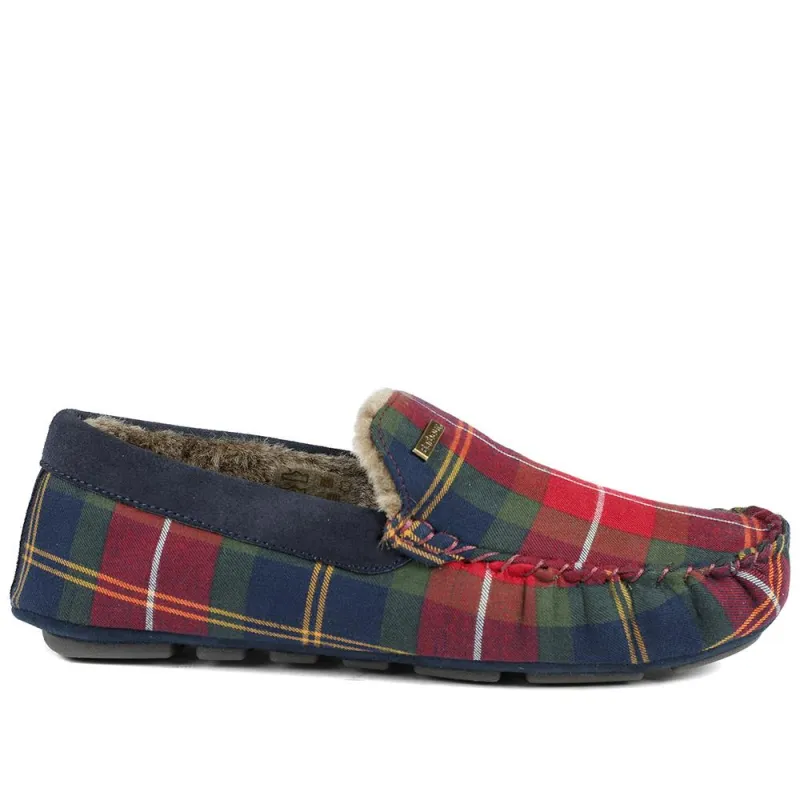 Barbour Monty House Slippers - BARBR28506 / 313 954 - Tartan made by Barbour