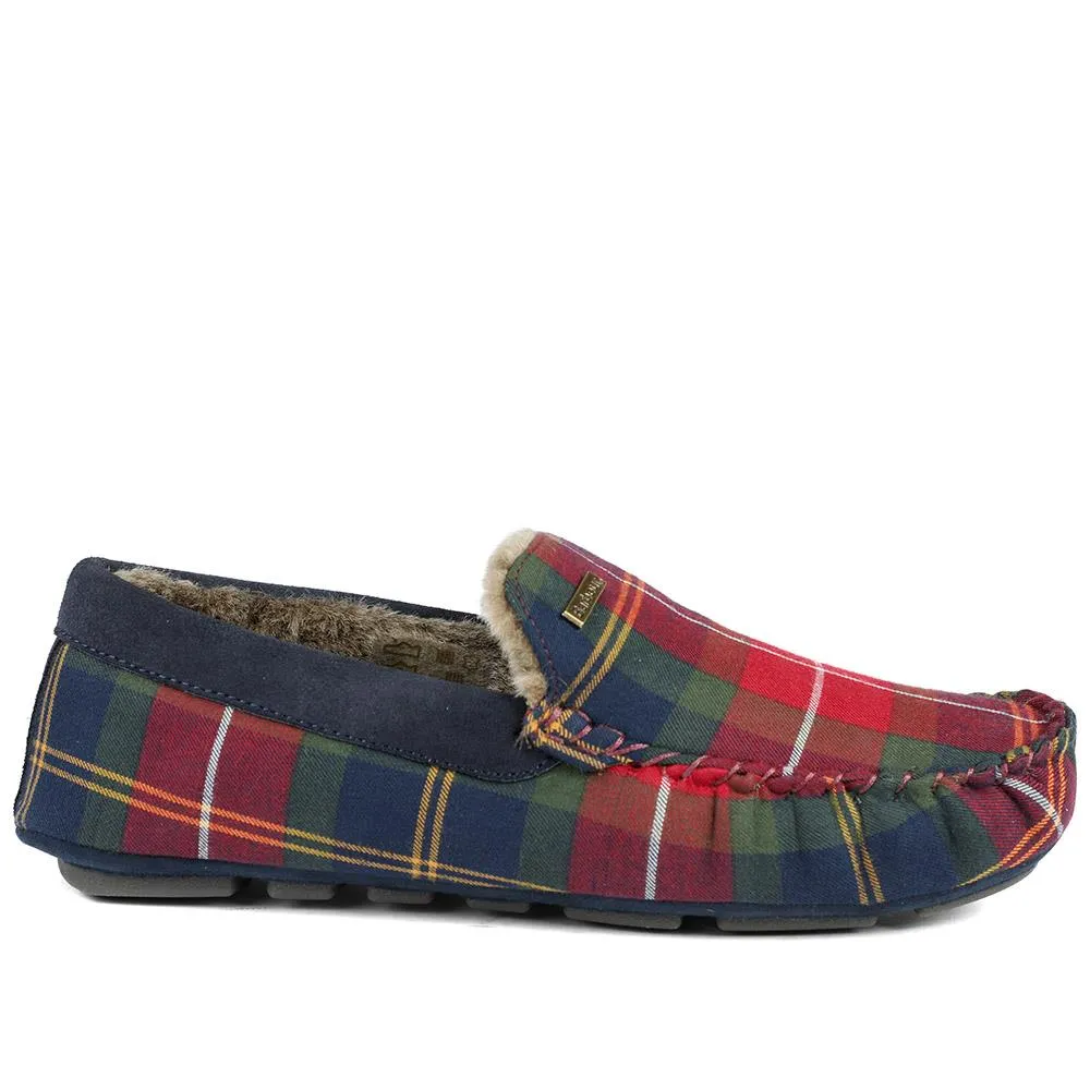 Barbour Monty House Slippers - BARBR28506 / 313 954 - Tartan sold by Jones Bootmaker