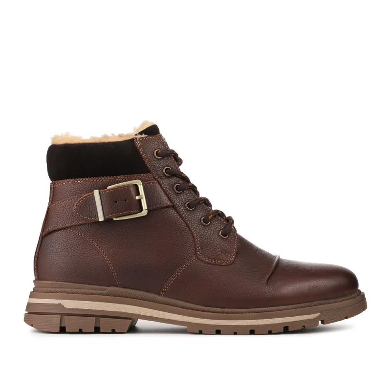 Warm Lined Leather Lace Up Boots - RNB42019 / 328 051 made by Jones Bootmaker