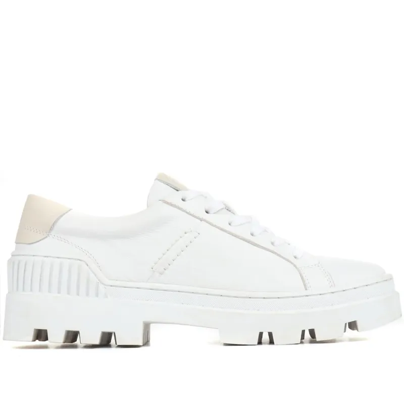 Ava-Mae Chunky Cleated Trainers - AVA-MAE / 322 273 - White made by Jones Bootmaker