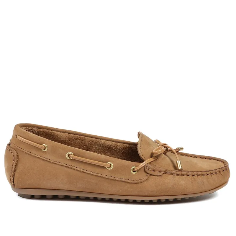 Perri Leather Loafers - PERRI / 325 191 - Cognac made by Jones Bootmaker