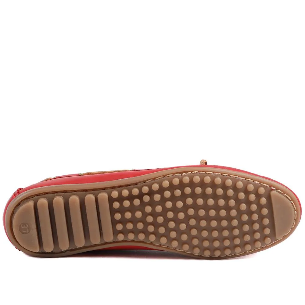 Perri Leather Loafers - PERRI / 325 191 - Red sold by Jones Bootmaker product image thumbnail 5