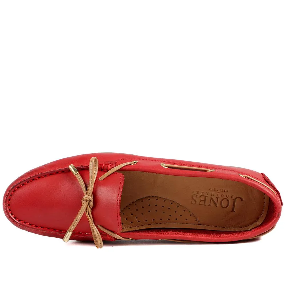 Perri Leather Loafers - PERRI / 325 191 - Red sold by Jones Bootmaker product image thumbnail 4