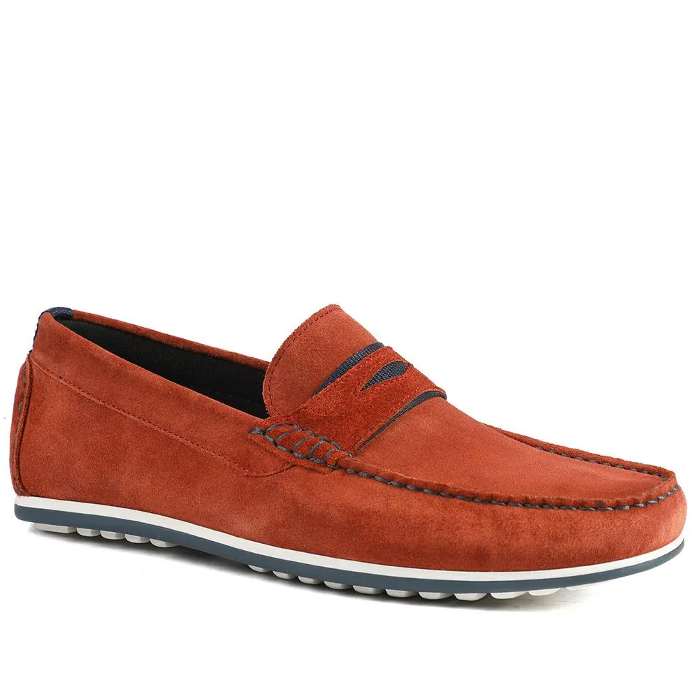 Bonetti3 All-Leather Loafers - BONETTI3 / 328 713 - Rust Suede sold by Jones Bootmaker product image thumbnail 2