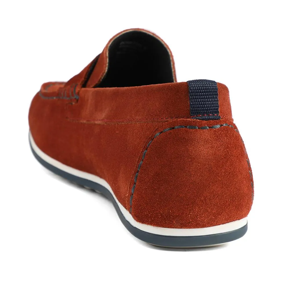 Bonetti3 All-Leather Loafers - BONETTI3 / 328 713 - Rust Suede sold by Jones Bootmaker product image thumbnail 3