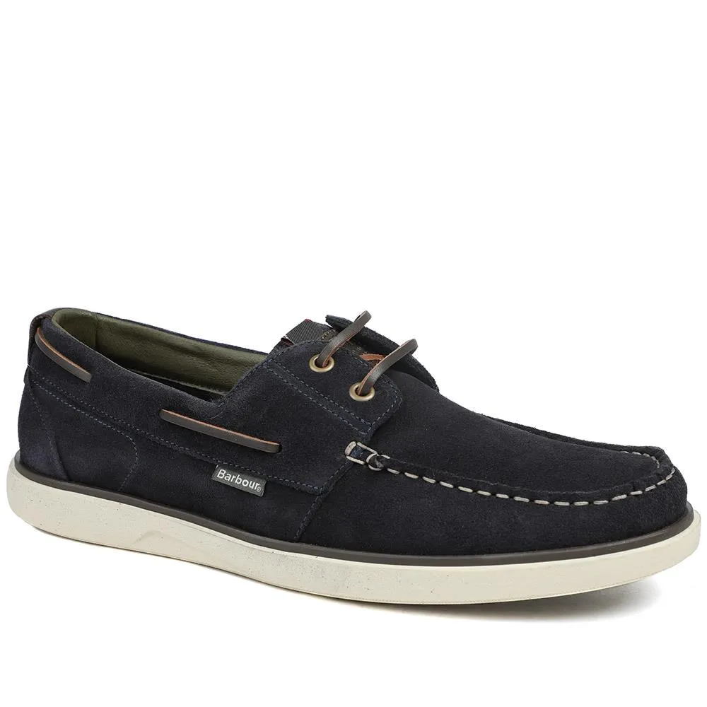 Leather Moccasin Slip On Shoes - BARBR43503 / 328 745 - Navy Suede sold by Jones Bootmaker product image thumbnail 2