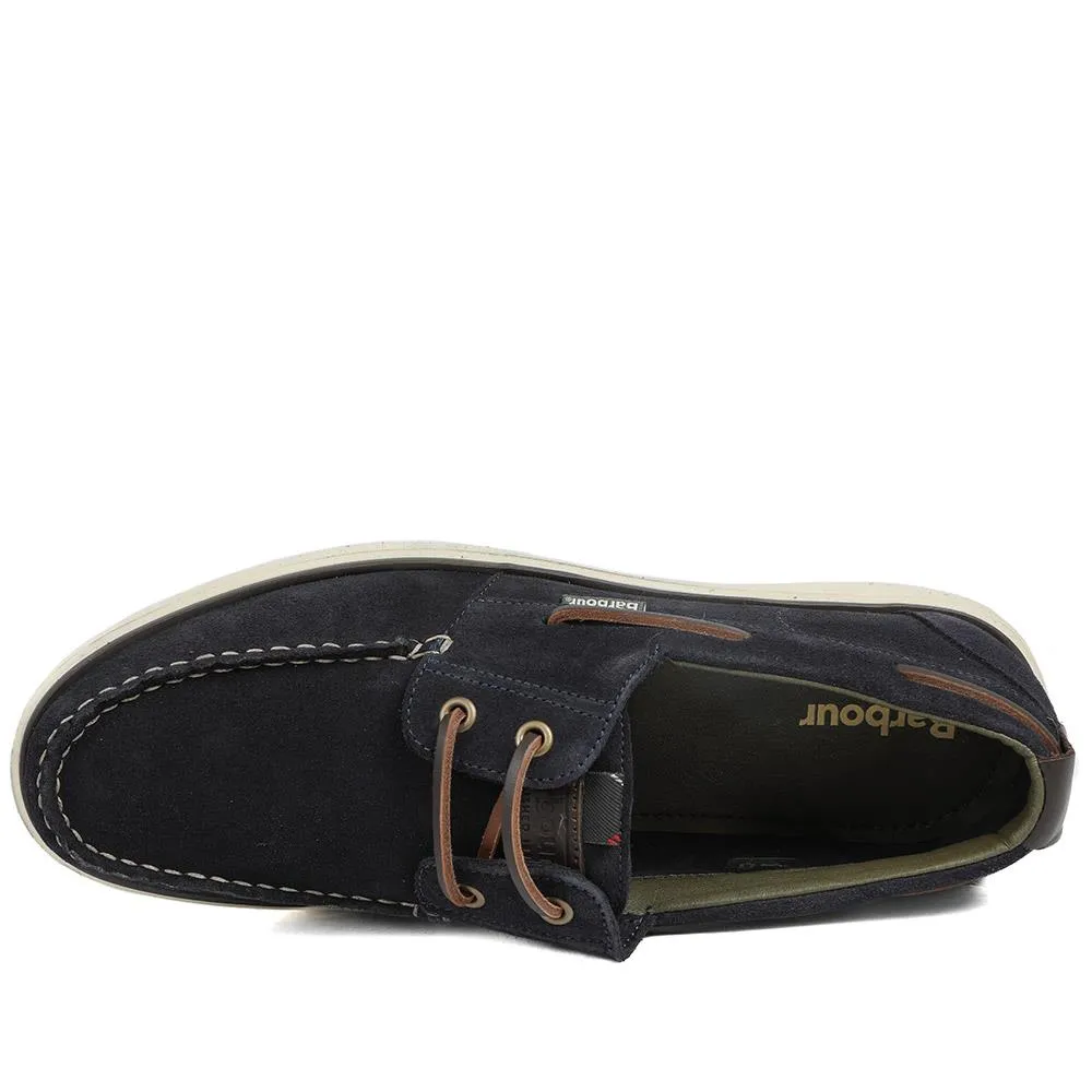Leather Moccasin Slip On Shoes - BARBR43503 / 328 745 - Navy Suede sold by Jones Bootmaker product image thumbnail 4