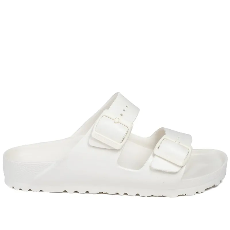 Buckle Mule Sandals - BIRK43501 / 328 792 - Cream sold by Jones Bootmaker