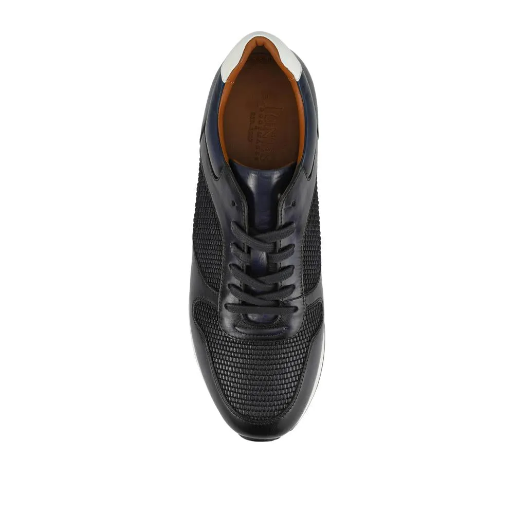 St Louis Casual Leather Lace Up Trainers - STLOUIS / 328 814 - Navy sold by Jones Bootmaker product image thumbnail 4