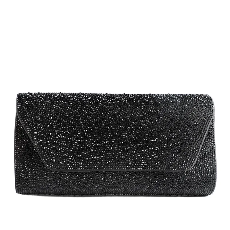 Vicci Embellished Clutch Bag - VICCI / 329 130 - Black made by Jones Bootmaker