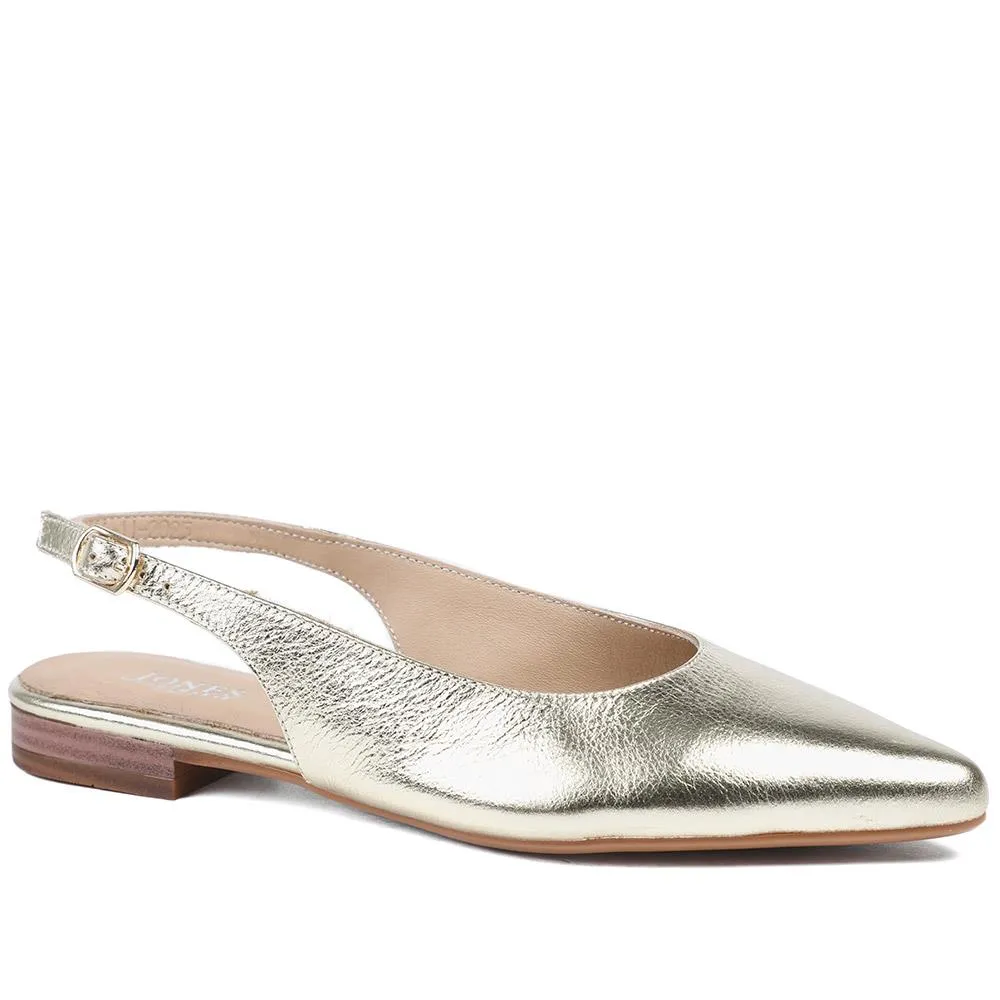 Xylia Smart Leather Court Shoes - XYLIA / 329 376 - Gold Leather sold by Jones Bootmaker product image thumbnail 2