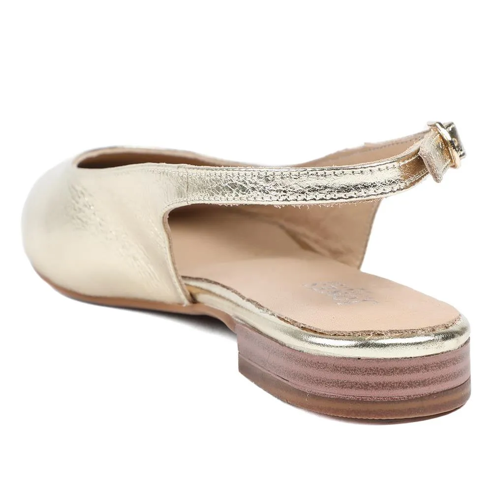 Xylia Smart Leather Court Shoes - XYLIA / 329 376 - Gold Leather sold by Jones Bootmaker product image thumbnail 3