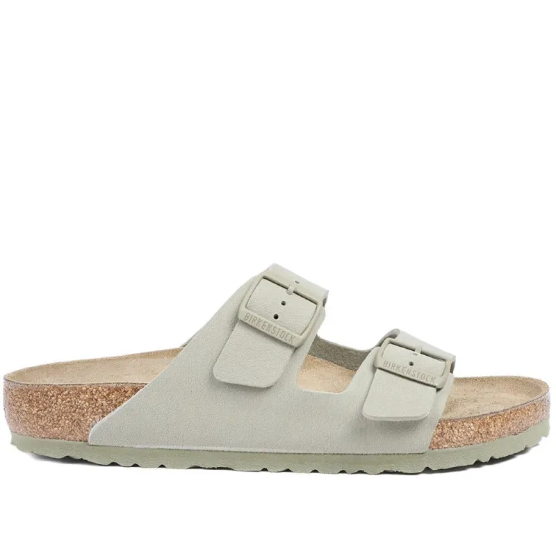 Arizona Birko-Flor Mule Sandal - BIRK33513 / 319 862 - Khaki made by Birkenstock