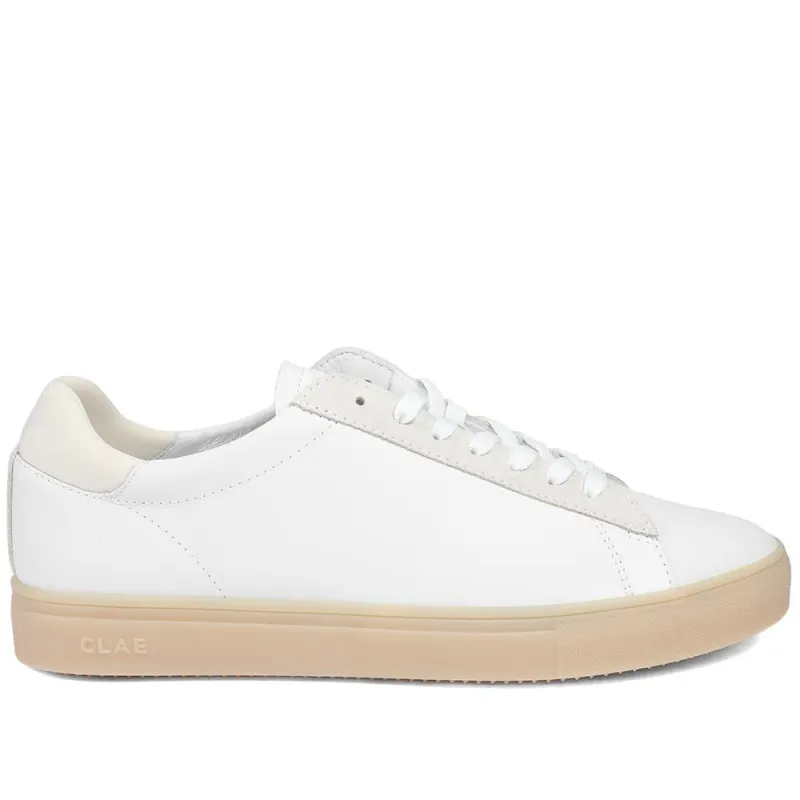 Clae Bradley Essentials Leather Lace Up Trainers - CLAGB43504 / 329 180 made by Clae