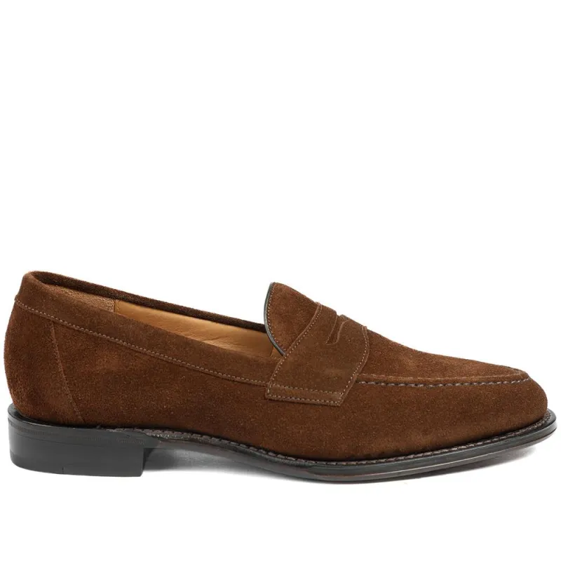 Hornbeam All-Leather Loafers - HORNBEAM / 327 667 - Brown Suede sold by Jones Bootmaker