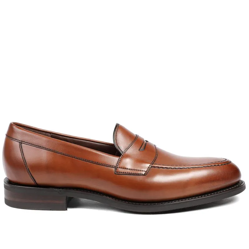 Imperial Goodyear Welted Leather Penny Loafers - IMPERIAL1 / 325 000 - Brown sold by Jones Bootmaker