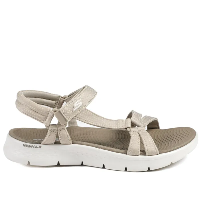 Skechers Wide Fit Go Walk Flex Sandals - Sublime - SKE43029 / 328 685 - Taupe made by Skechers