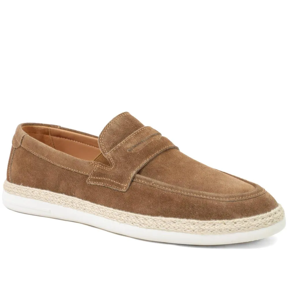 Redhill Leather Casual Slip On Shoes - REDHILL / 328 785 - Tan Suede sold by Jones Bootmaker product image thumbnail 2