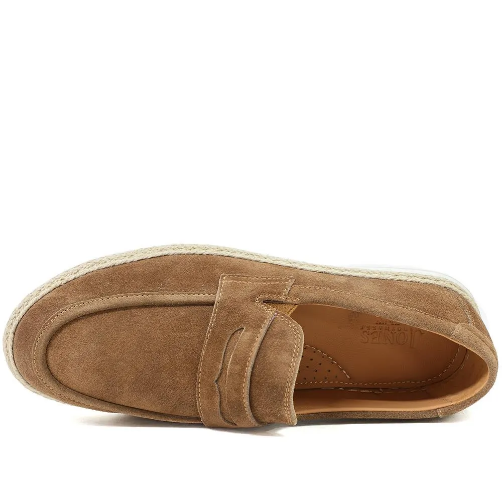 Redhill Leather Casual Slip On Shoes - REDHILL / 328 785 - Tan Suede sold by Jones Bootmaker product image thumbnail 4