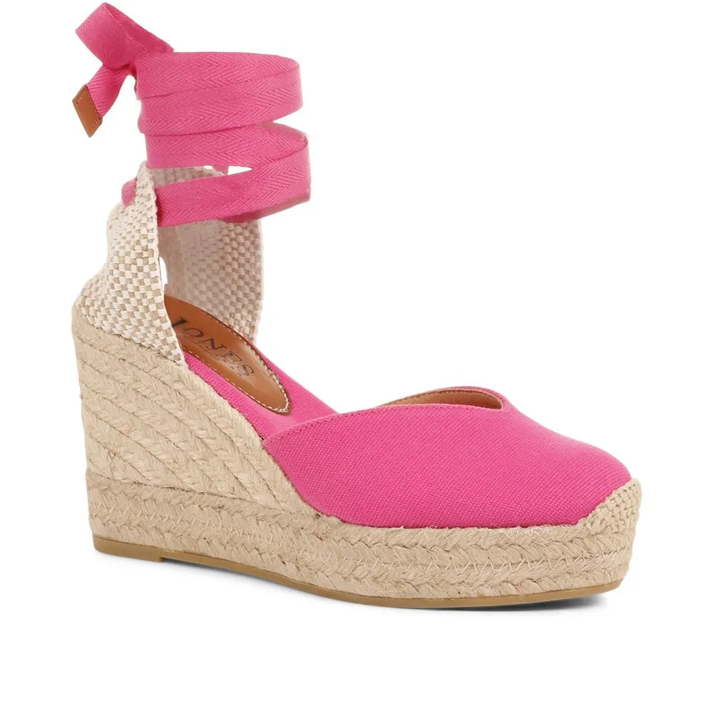 Alyssa Wedge Espadrille Sandals - ALYSSA / 320 328 - Pink sold by Jones Bootmaker product image thumbnail 2