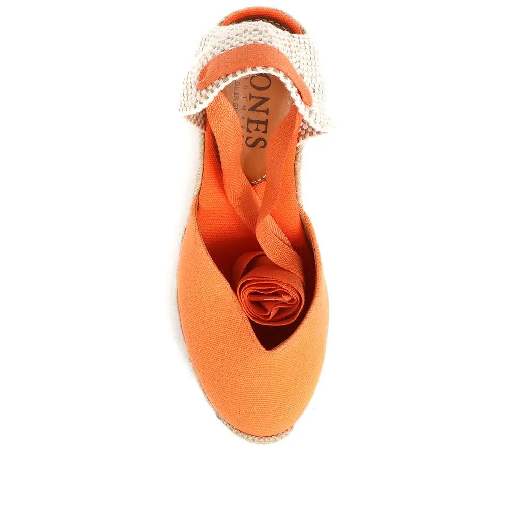 Alyssa Wedge Espadrille Sandals - ALYSSA / 320 328 - Orange sold by Jones Bootmaker product image thumbnail 5