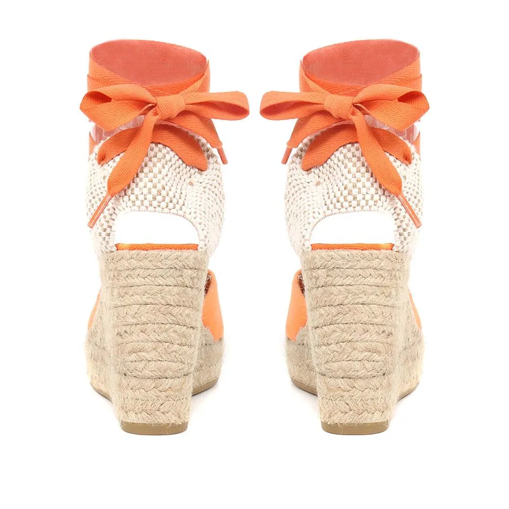 Alyssa Wedge Espadrille Sandals - ALYSSA / 320 328 - Orange sold by Jones Bootmaker product image thumbnail 3