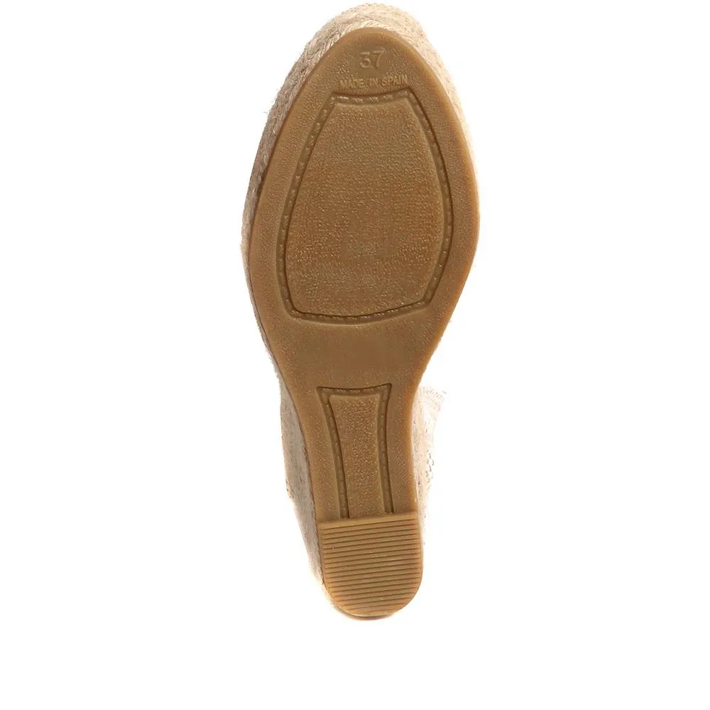 Alyssa Wedge Espadrille Sandals - ALYSSA / 320 328 - Orange sold by Jones Bootmaker product image thumbnail 4