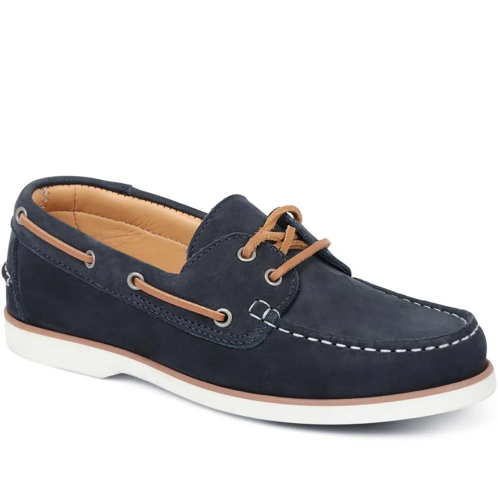 Patrizia Leather Boat Shoes - PATRIZIA / 322 369 - Navy sold by Jones Bootmaker product image thumbnail 2