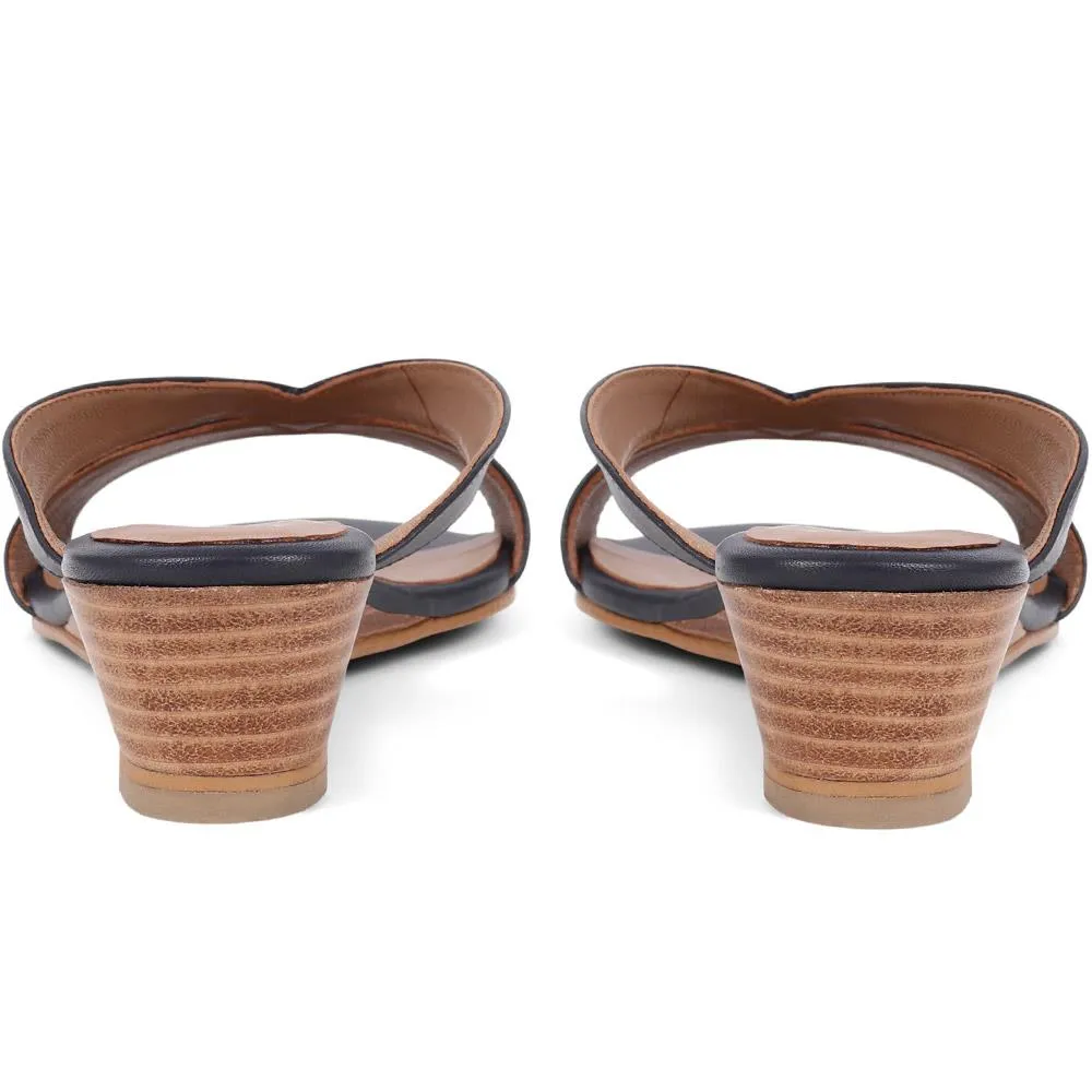 Klevina2 Mules - KLEVINA2 / 325 060 - Navy Leather sold by Jones Bootmaker product image thumbnail 3