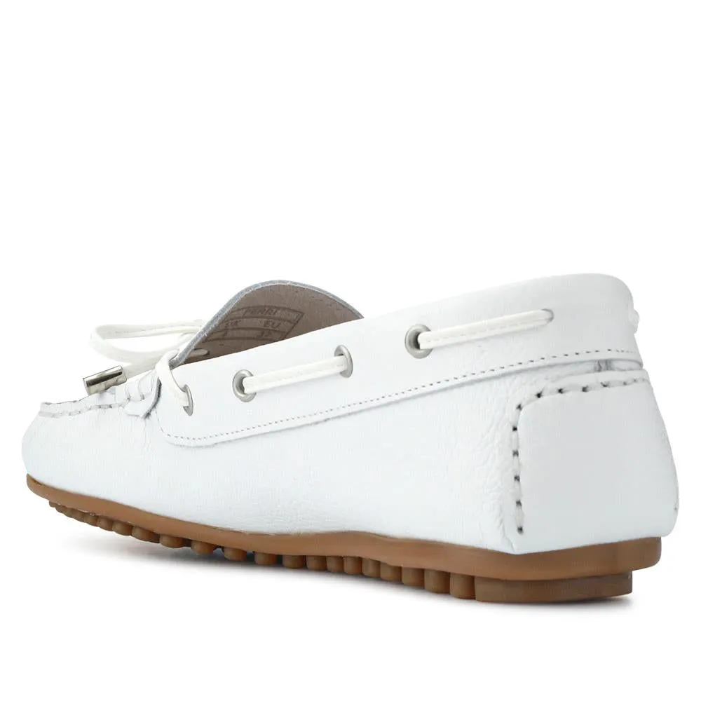 Perri Leather Loafers - PERRI / 325 191 - White sold by Jones Bootmaker product image thumbnail 3